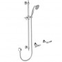 Lillian Lever Rail Shower Set, Chrome